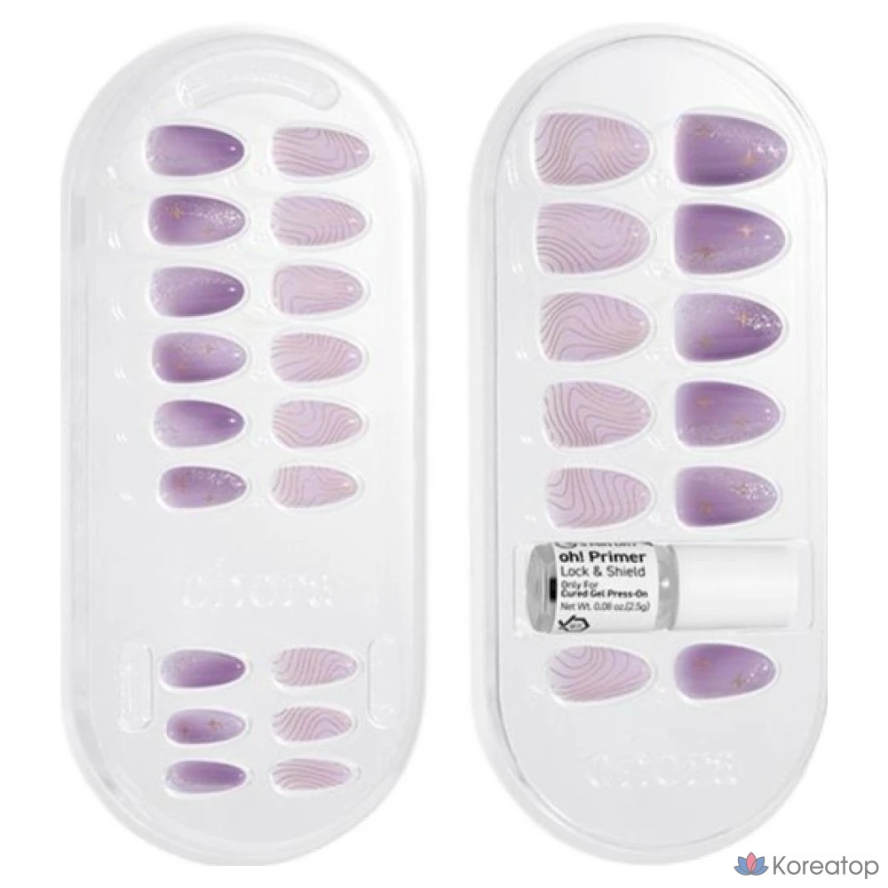Гель-лак для ногтей Ohora Real Gel Tip, оттенок Golden Veil, 1 шт.