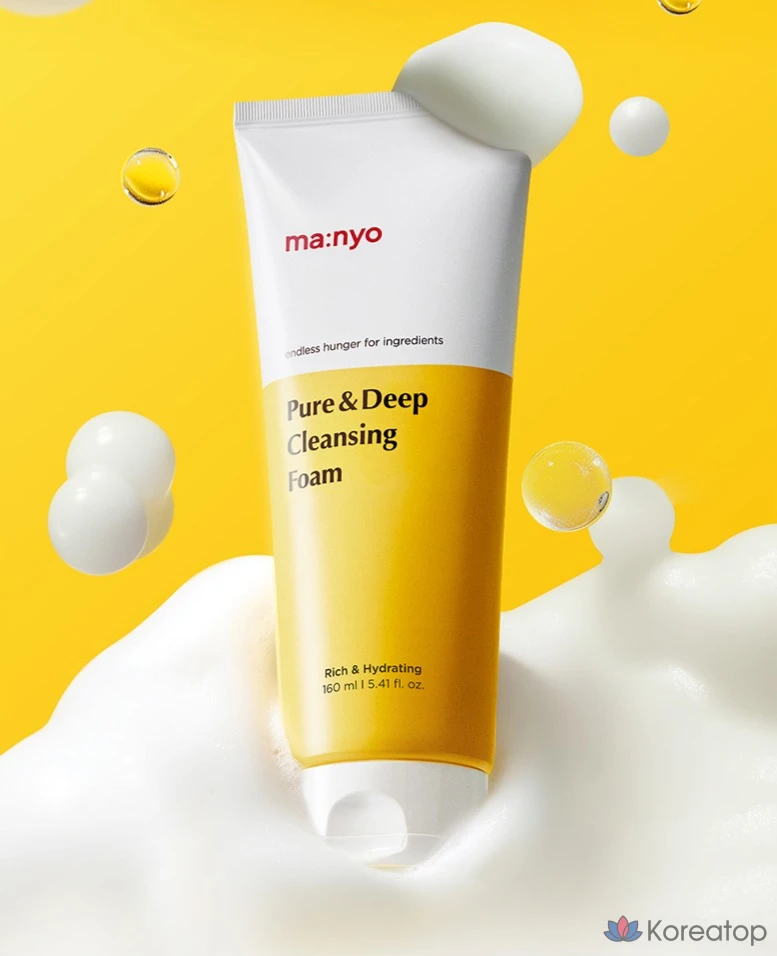 Очищающая пенка Manyo Pure & Deep Cleansing Foam, 160 мл, 1 шт., фото 2