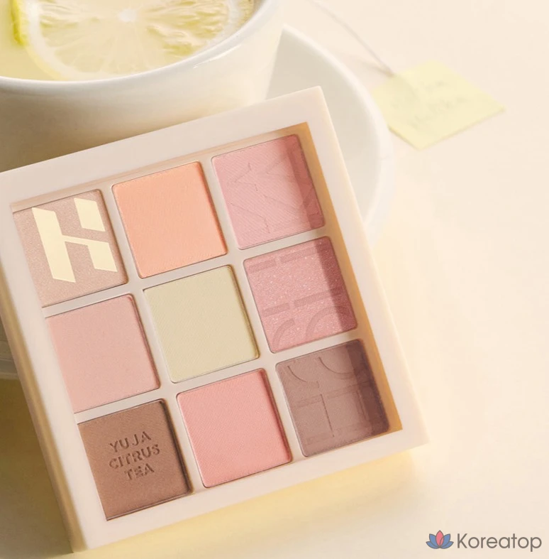 Палетка теней для век Holika Holika My Fave Mood Eye Palette, оттенок 15 Yuja Citrus Tea, 1 шт., фото 2