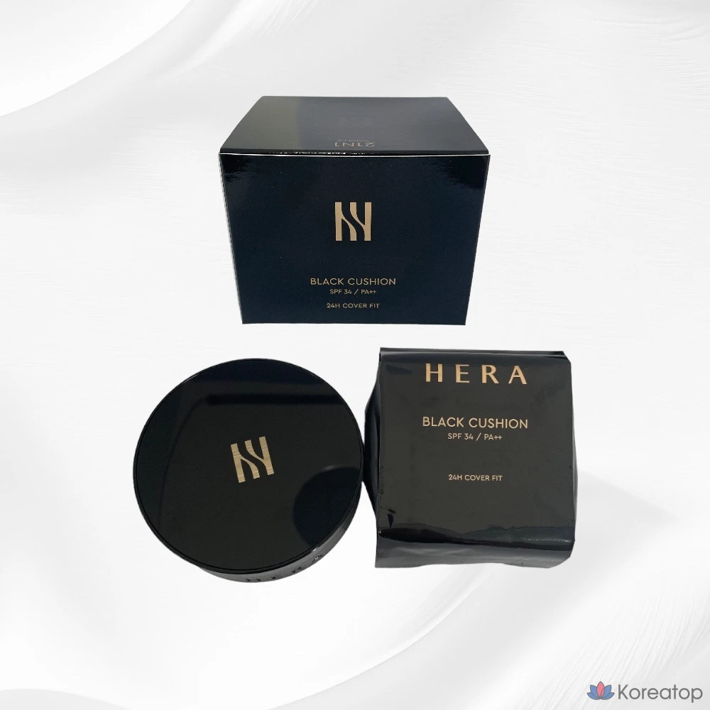 Кушон Hera Black Cushion (15 г + 15 г), оттенок 21N1, 1 шт.