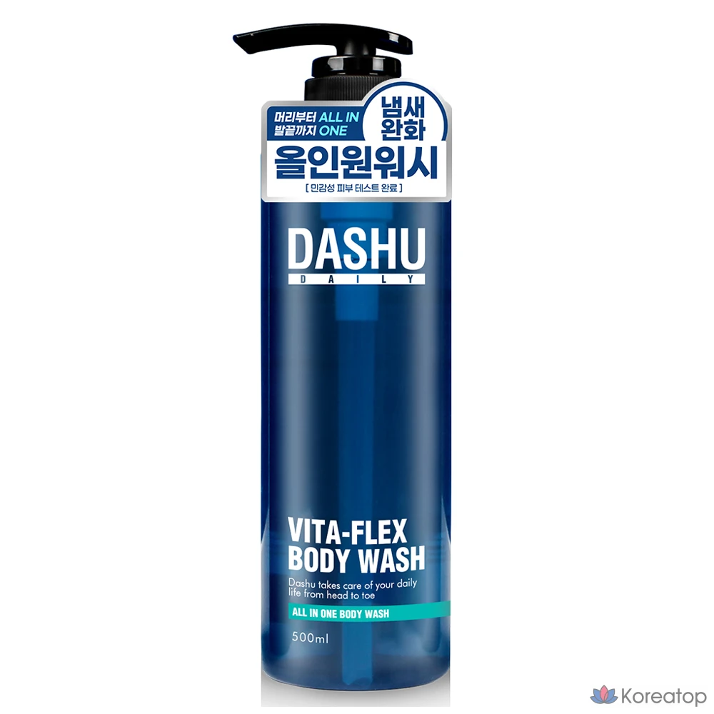 Гель для душа DASHU Daily Vitaplex All-in-one Body Wash, 500 мл, 1 шт.