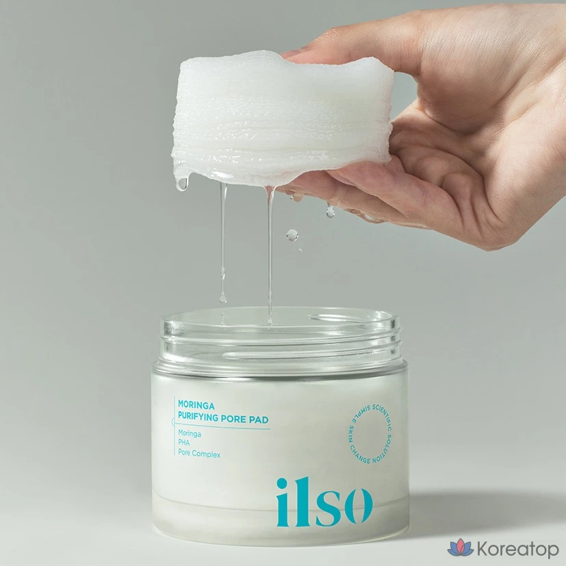 Пэды для лица Ilso Moringa Purifying Pore Pad, 160 мл, 60 шт.