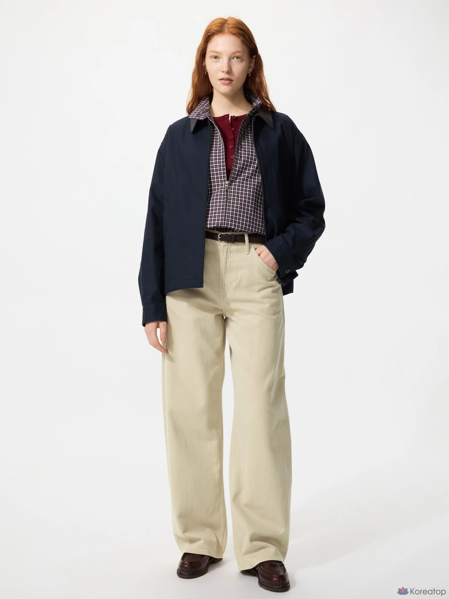 Джинсы Uniqlo Baggy Barrel Leg Jeans, длина 80 см