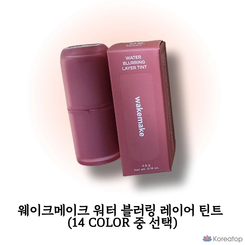 Тинт для губ WAKEMAKE Water Blurring Layer Lip Tint, оттенок 01 Peach Warmth, 0.6 г, 1 шт.