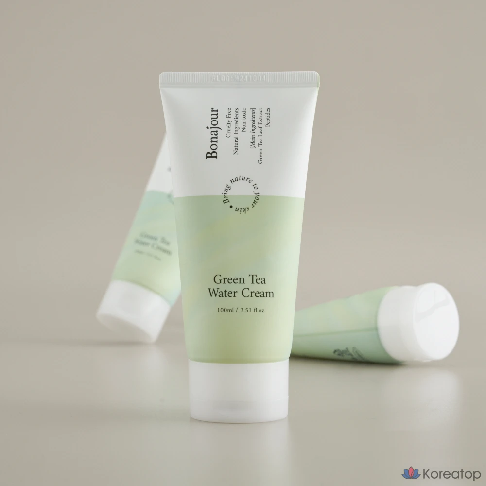 Крем для лица Bonajour Vegan Green Tea Water Cream, 100 мл, 1 шт.