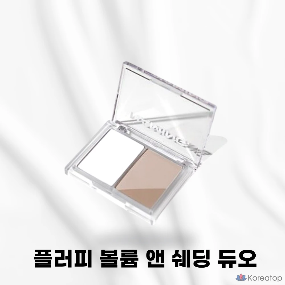 Тональная основа NAMING Fluffy Volume & Shading Duo, оттенок Clear Cool Gray, 9.8 г, 1 шт.