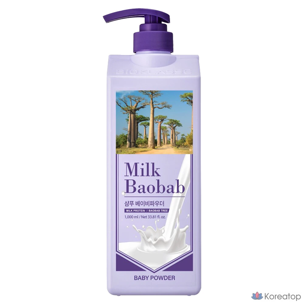 Шампунь Milk Baobab Baby Powder Scent, 1 л, 1 шт.