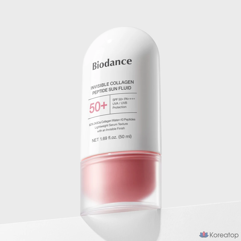 Солнцезащитная сыворотка Biodance Invisible Collagen Peptide Sun Serum, 50 мл, 1 шт.