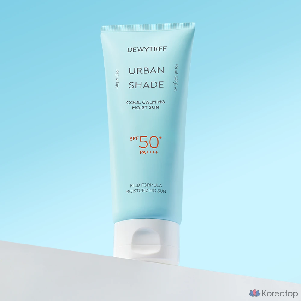 Солнцезащитный крем Dewytree Urban Shade Cool Calming Moisture Sun Cream SPF50+ PA++++, 150 мл, 1 шт.