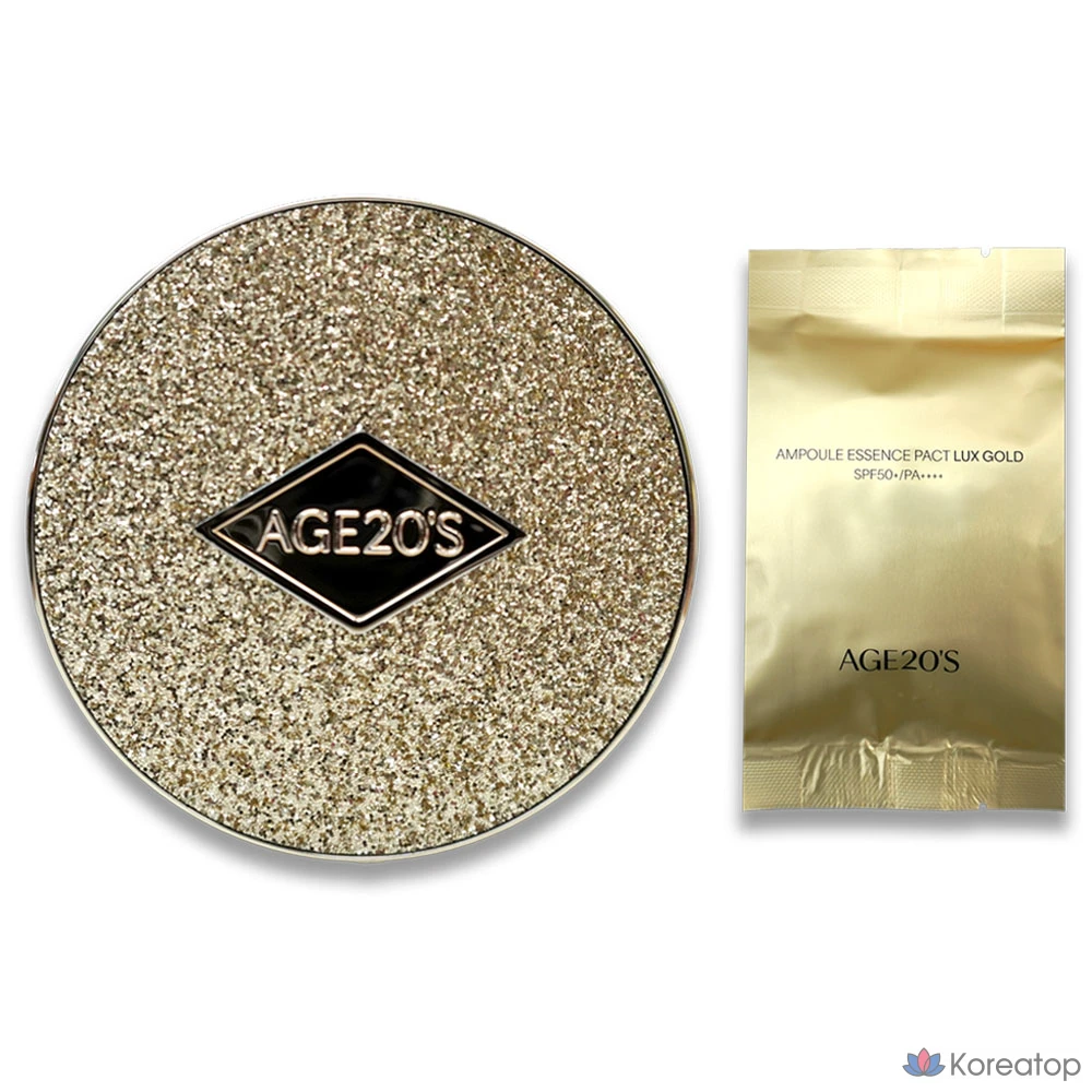 Пилинг AGE 20s Ampoule Pact Lux Gold Essence Cover, оттенок 23, 2 шт.