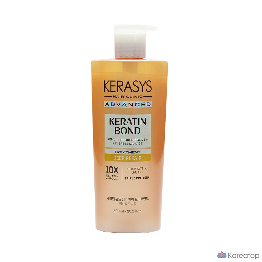 Кондиционер-ополаскиватель для волос KeraSys Keratin Bond Deep Repair, 600 мл, 1 шт.