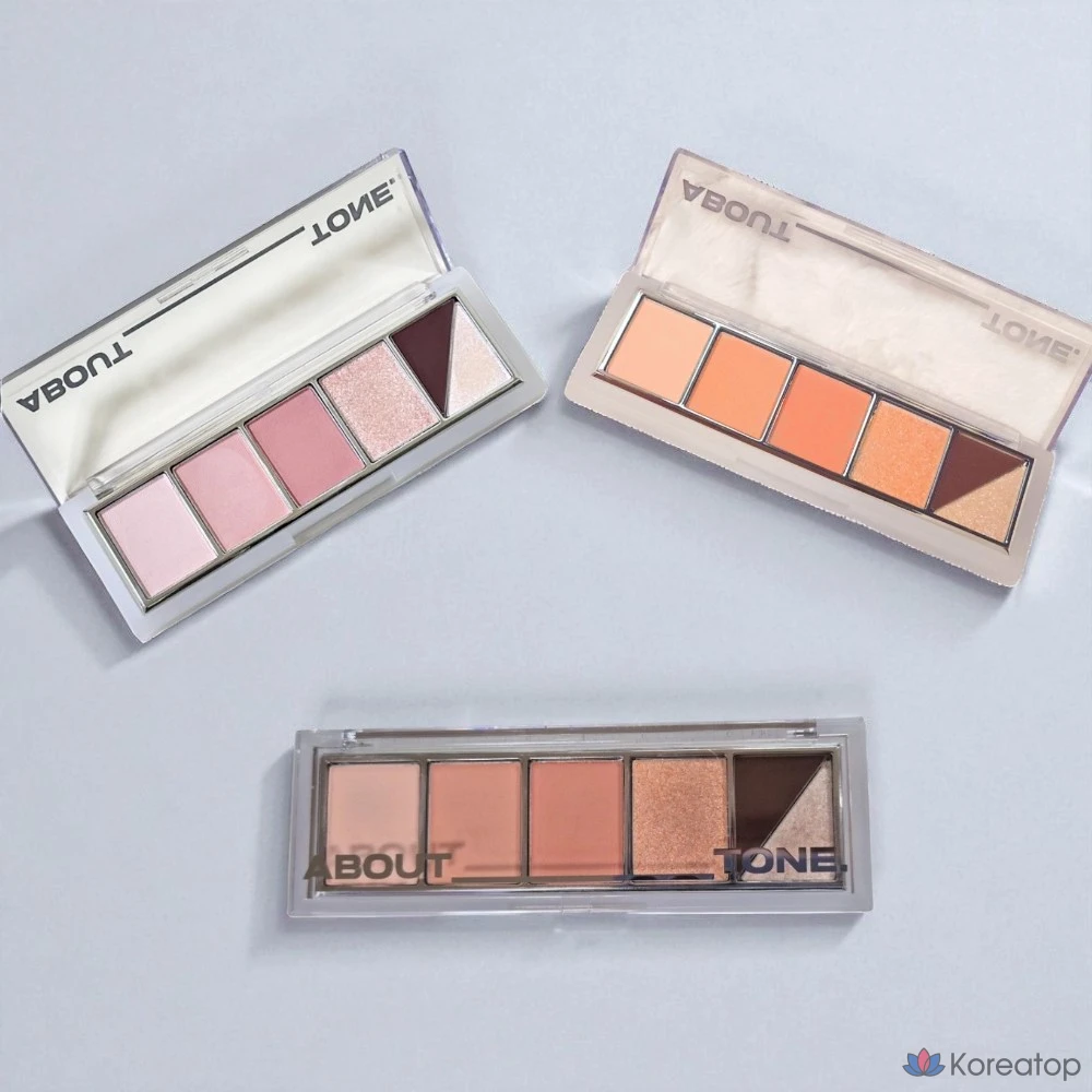 Тени для век ABOUT TONE Return to Basic Shadow Palette, оттенок 07 Pink Moment, 1 шт.