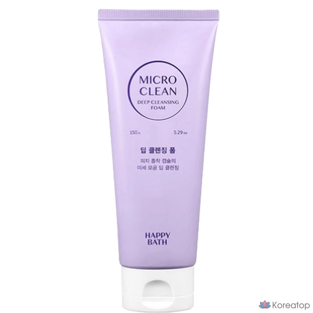 Пенка для умывания Happy Bath Micro Micellar Deep Cleansing Foam, 150 г, 1 шт.