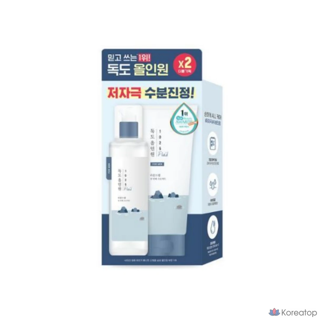 Ампульная сыворотка Round Lab For Men 1025 Dokdo All-in-One Fluid, 1 шт.