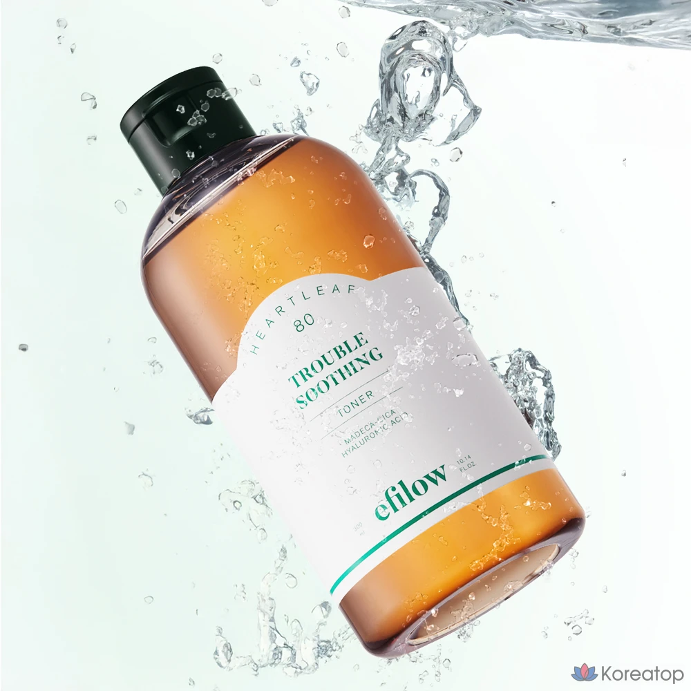 Тонер Efilow Houttuynia Cordata 80 Hyalu Cica Trouble Soothing, 300 мл, 1 шт.