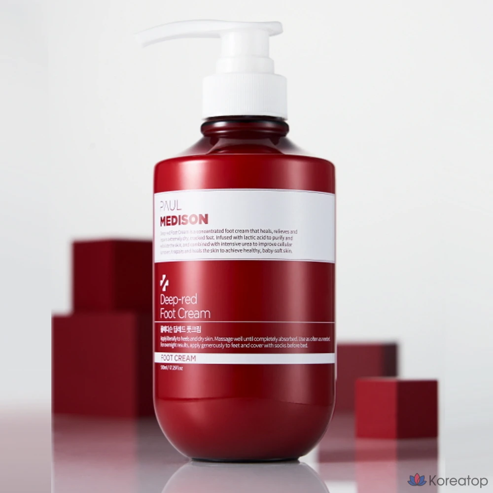 Крем для ног PAUL MEDISON Deep Red Foot Cream, 510 мл, 1 шт.