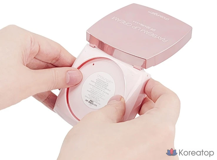 Кушон CHOSUNGAH Raybeam Up Cream Angel Ring Edition CC Cushion SPF50+ PA++++, оттенок Peach, 14 г + 2 рефила, 1 шт.
