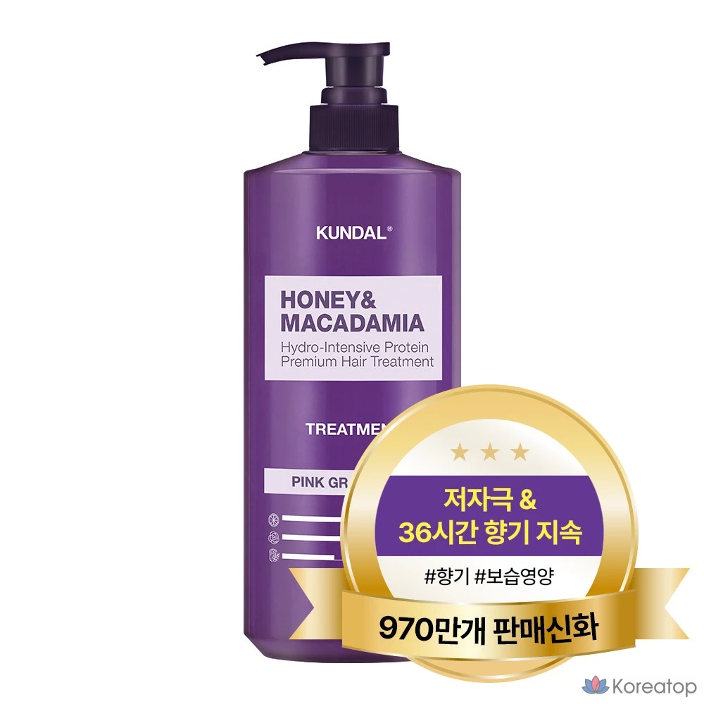 Кондиционер Kundal Honey & Macadamia Hair Treatment Pink Grapefruit, 1.058 л, 1 шт.