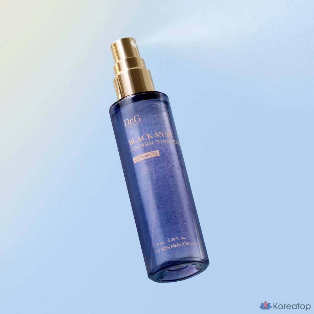 Сыворотка-мист Dr. G Black Snail Collagen Two Mist Serum, 100 мл, 1 шт.