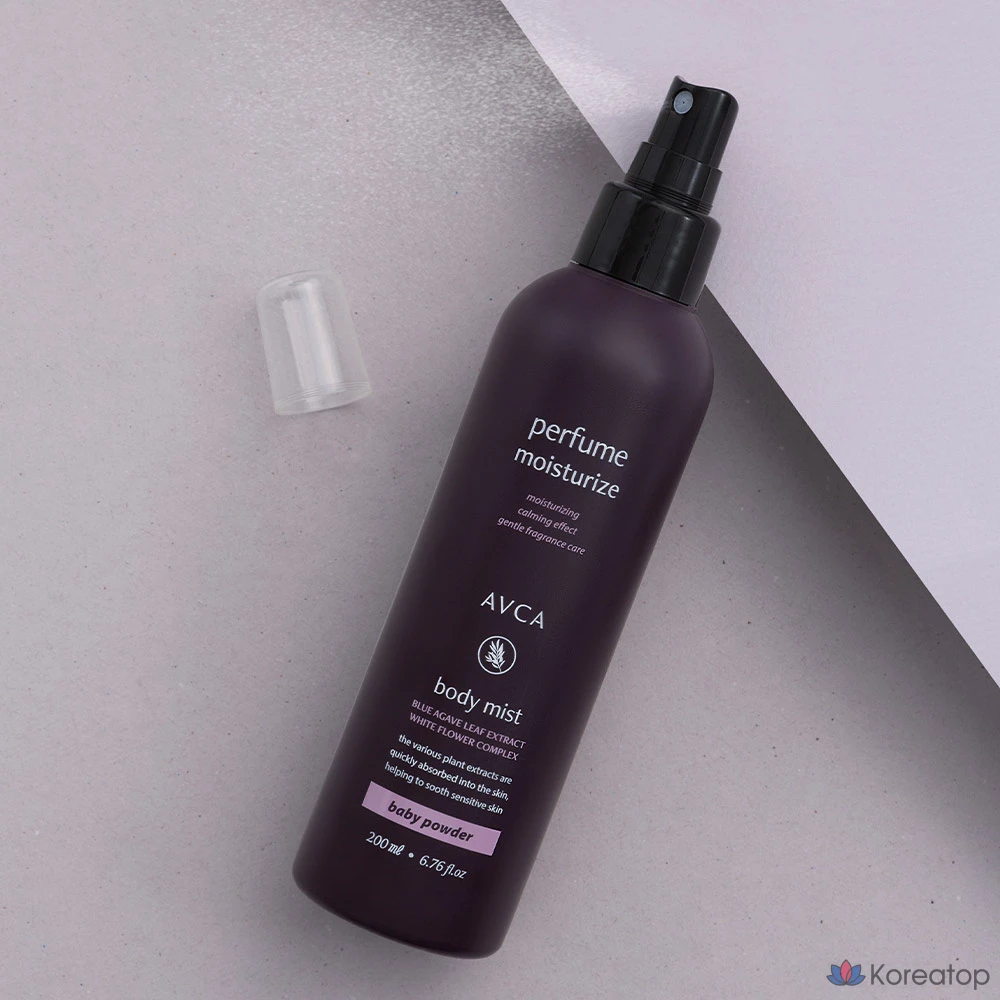 Парфюмированный мист для тела AVCA Perfume Body Mist Baby Powder, 200 мл, 1 шт.