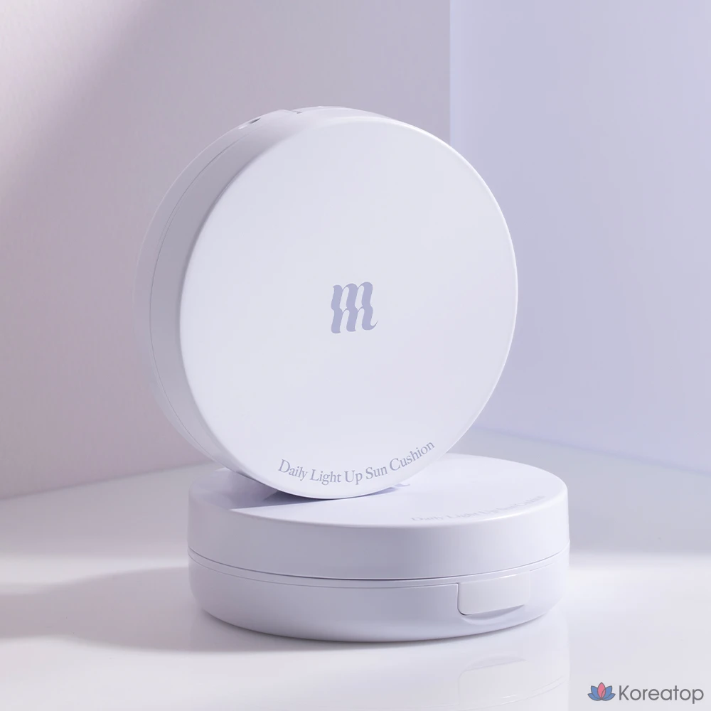 Солнцезащитный кушон MERZY Daily Light Up Sun Cushion SPF50+ PA++++, 12 г, 1 шт.