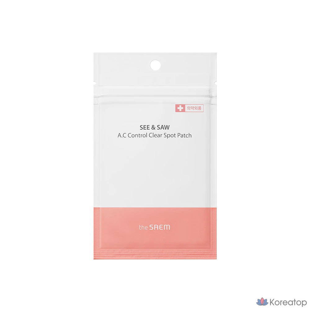 Патчи для лица The Saem C&amp;S AC Control Clear Spot Patch 10mm 12p + 12mm 12p, 24 шт.