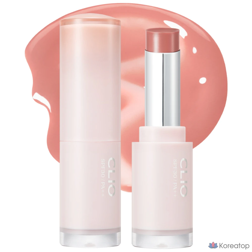 Бальзам для губ Clio Crystal Glam Balm Bare, оттенок 01 Creamy Fig, 1 шт.