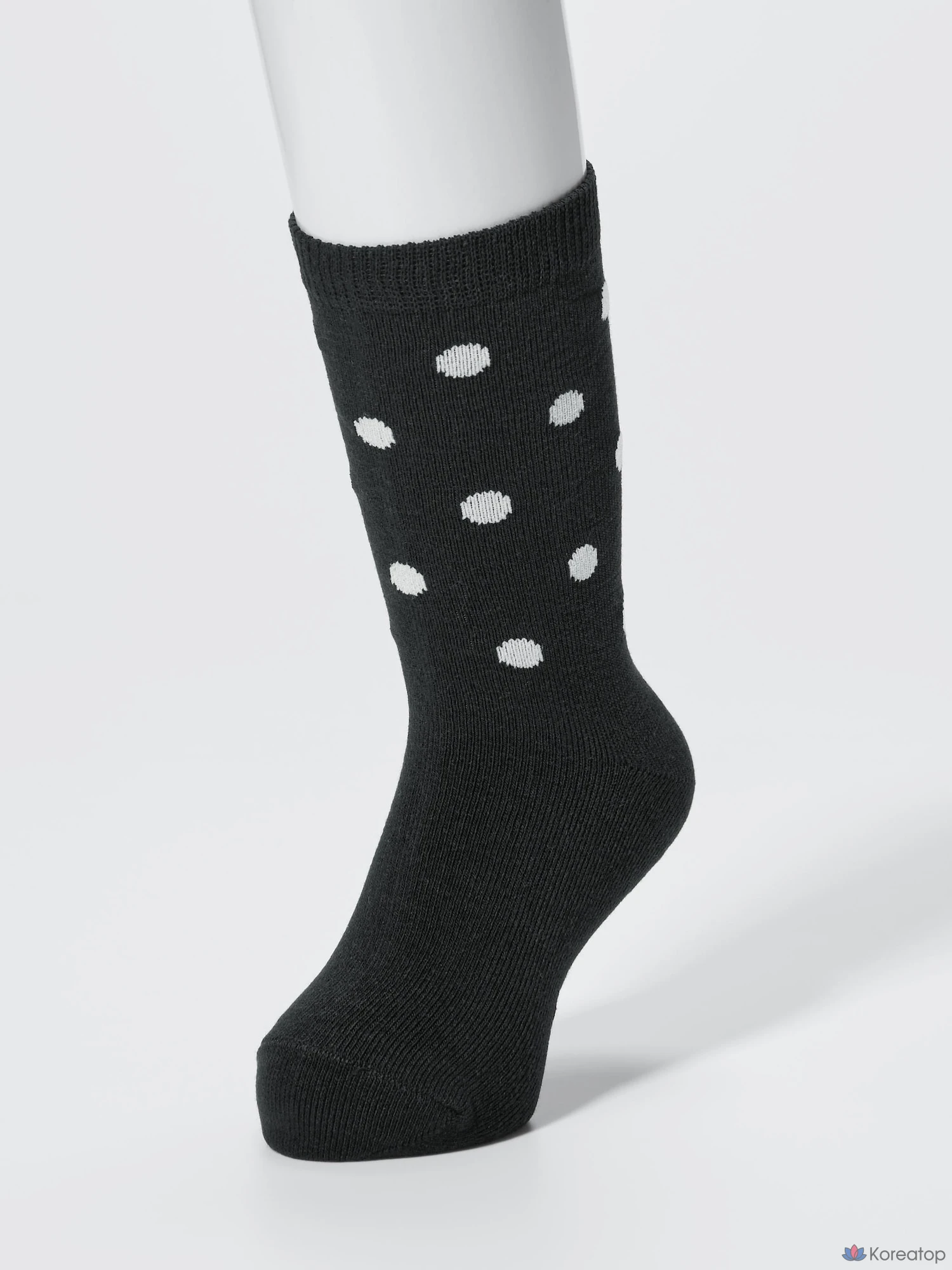 Носки для девочек Uniqlo HEATTECH Socks, в горошек, 2 пары