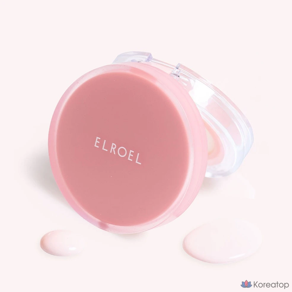 Солнцезащитный кушон ELROEL Strawberry Milk Tone Up Big Sun Cushion SPF50 PA++++, 25 г, 1 шт.