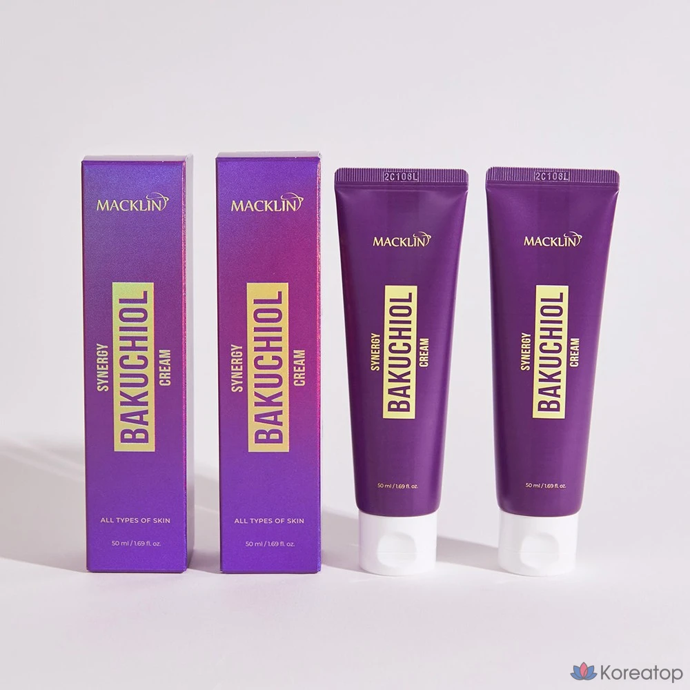 Крем Macklin Bakuchiol Wrinkle Moisture Care Synergy Cream, 50 мл, 1 шт.