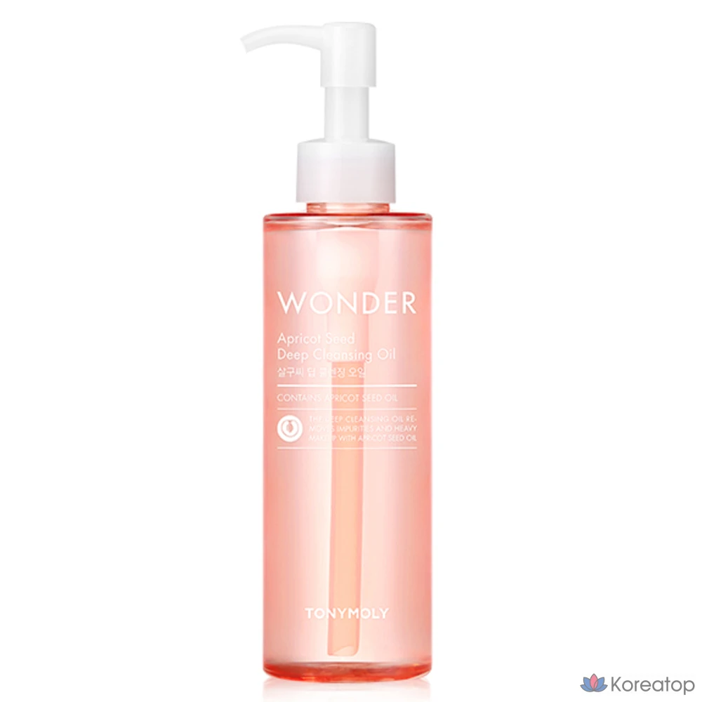 Гидрофильное масло Tony Moly Wonder Apricot Seed Deep Cleansing Oil, 190 мл, 1 шт.