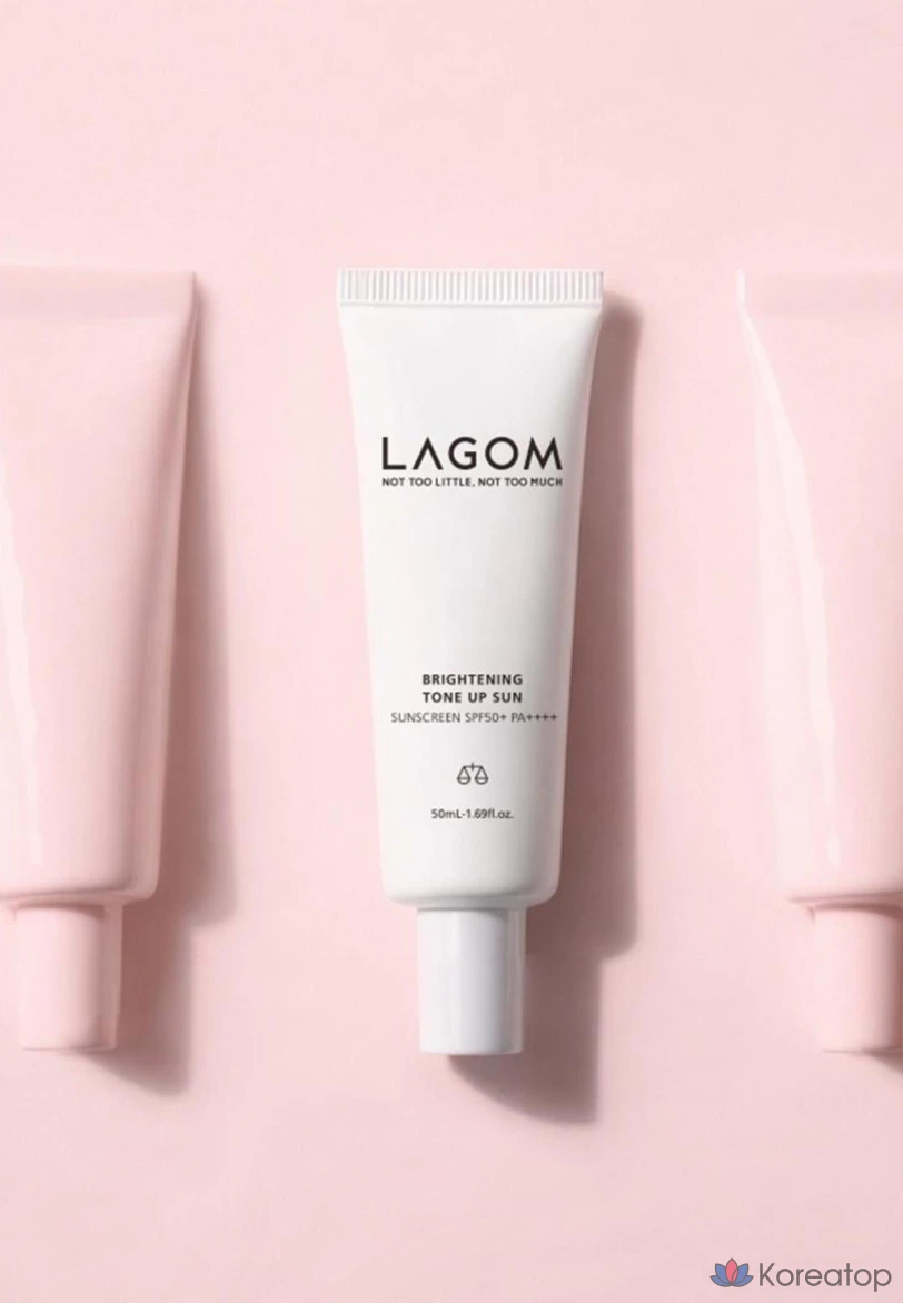 Солнцезащитный крем LAGOM Brightening Tone Up Sun SPF50+ PA++++, 50 мл, 1 шт.