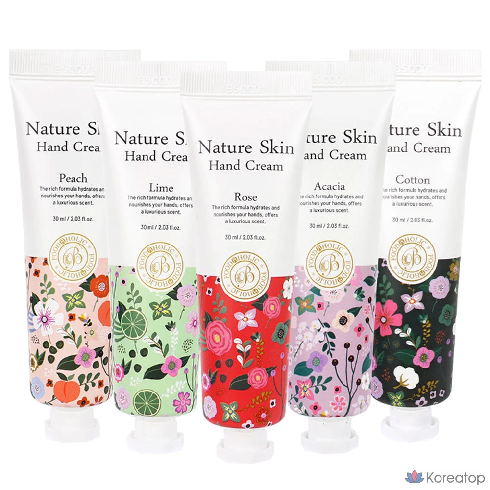 Крем для рук FoodaHolic Four Seasons Hand Cream Flower Scent, Lime, 30 мл, 1 шт., фото 2