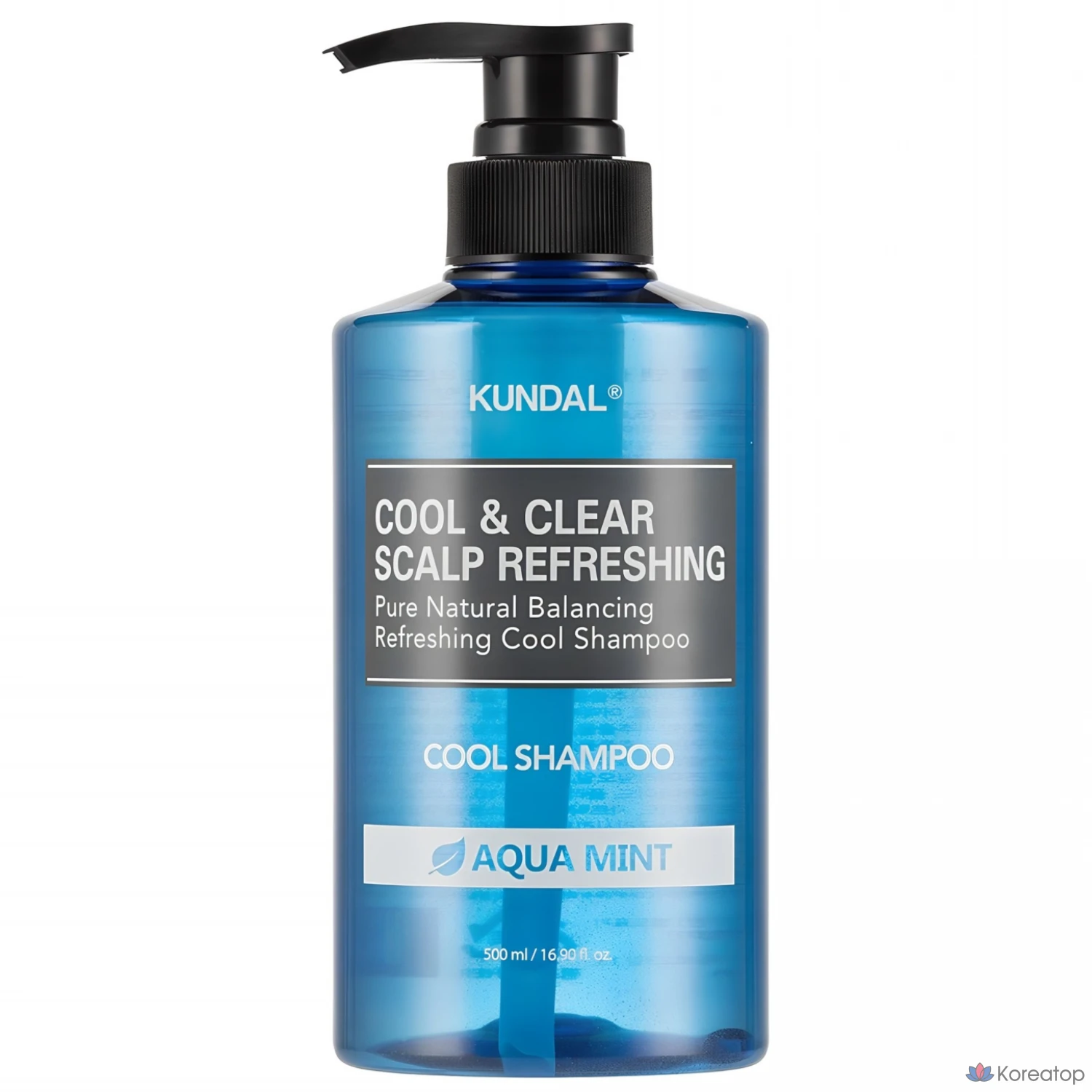 Шампунь Kundal Cool &amp; Clear Scalp Refreshing Cool Shampoo, аромат Aqua Mint, 500 мл, 1 шт.