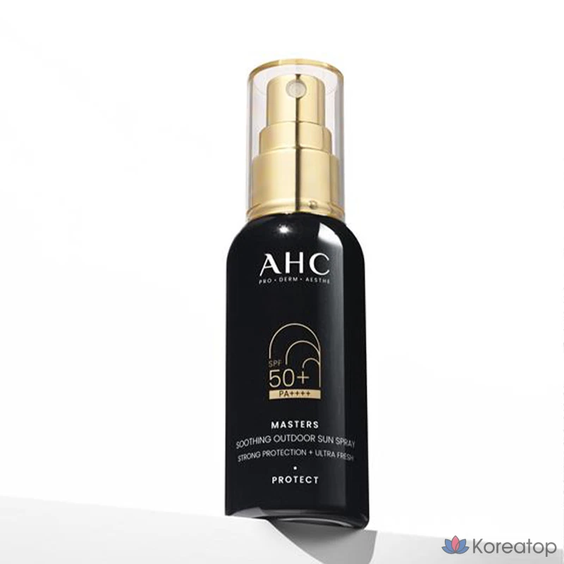 Солнцезащитный спрей AHC Masters Soothing Outdoor Sun Spray SPF50+ PA++++, 55 мл, 1 шт.