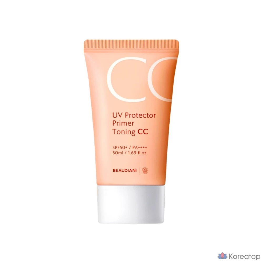 Солнцезащитный крем Beaudiani UV Protector Primer Toning CC Cream SPF50+ PA++++, 50 мл, 1 шт.