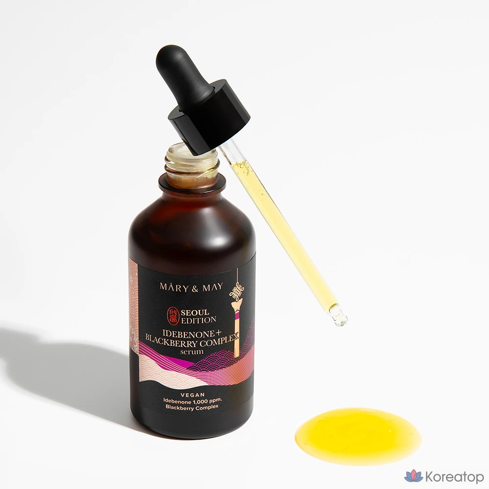 Сыворотка Mary&May Idebenone Blackberry Complex Serum, 80 мл, 1 шт., фото 2