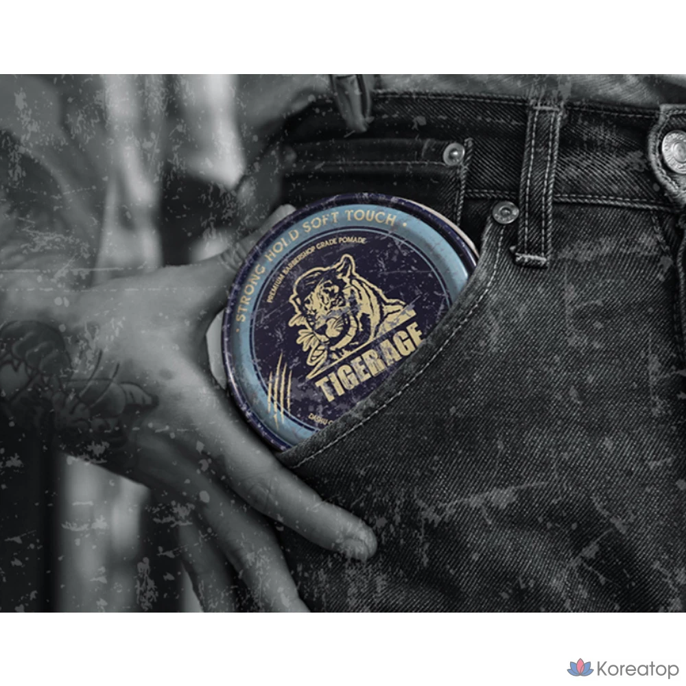 Стилинг-воск для волос DASHU Classic Tiger Rage Water-based Pomade + Styling Pick, 168 мл, 2 шт., фото 2