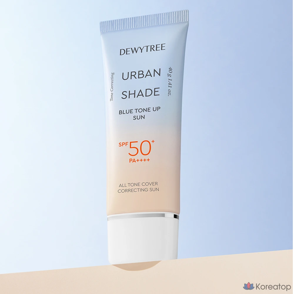 Солнцезащитный крем Dewytree Urban Shade Blue Tone-Up SPF50+ PA++++, 40 г, 1 шт.