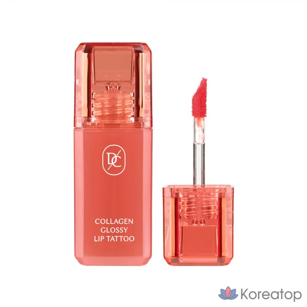 Тинт для губ DOCTOR.3 Lip Tattoo Collagen Glossy, оттенок 03 Coral, 5 г, 1 шт.