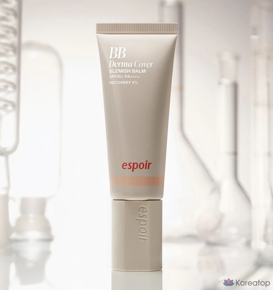 Бальзам Espoir Derma Cover Blemish Balm SPF50+ PA++++, оттенок 10 Ash Ivory, 40 г, 1 шт.