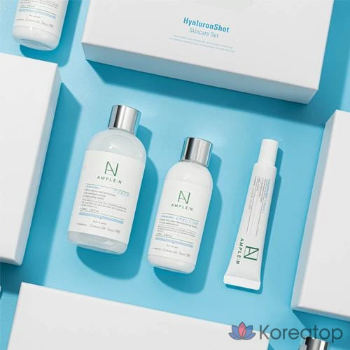 Набор для ухода AMPLE:N Hyaluronic Shot 3-piece Set, 2 шт., фото 2