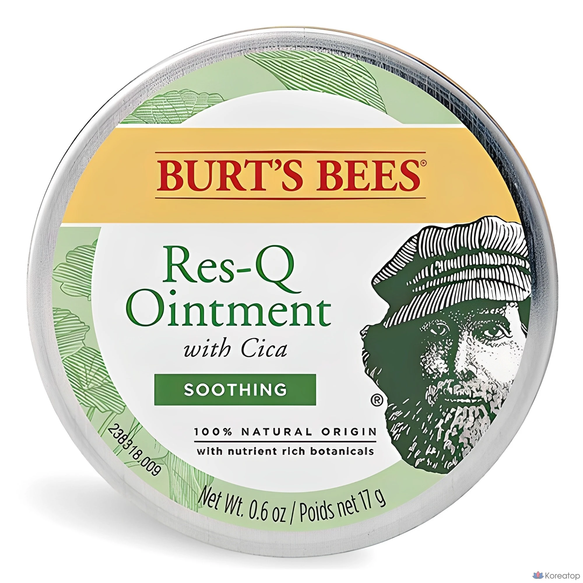 Бальзам для губ Burt's Bees Rescue Ointment with Cica, 17 г, 1 шт.