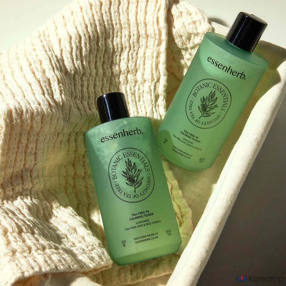 Набор для ухода EssenHerb Tea Tree 90 Calming Toner Double Set, 1 шт.