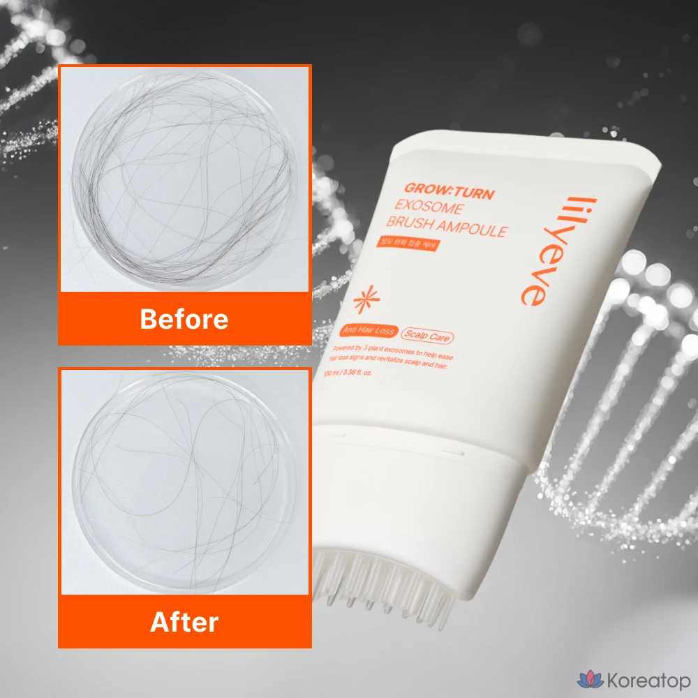 Ампульная сыворотка Lilyeve Growturn Exosome Brush Scalp Hair Loss Ampoule, 100 мл, 1 шт.