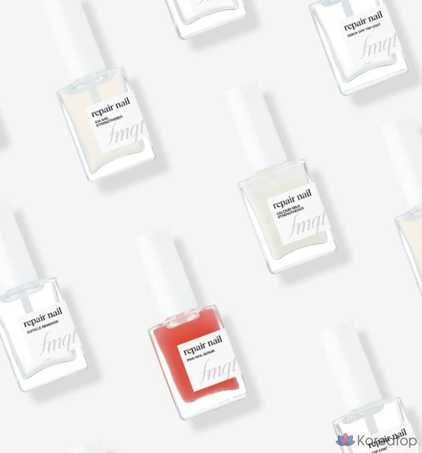 Лак для ногтей FMGT New Repair Nail, оттенок 03 Quick Dry Top Coat, 10 мл, 1 шт., фото 2