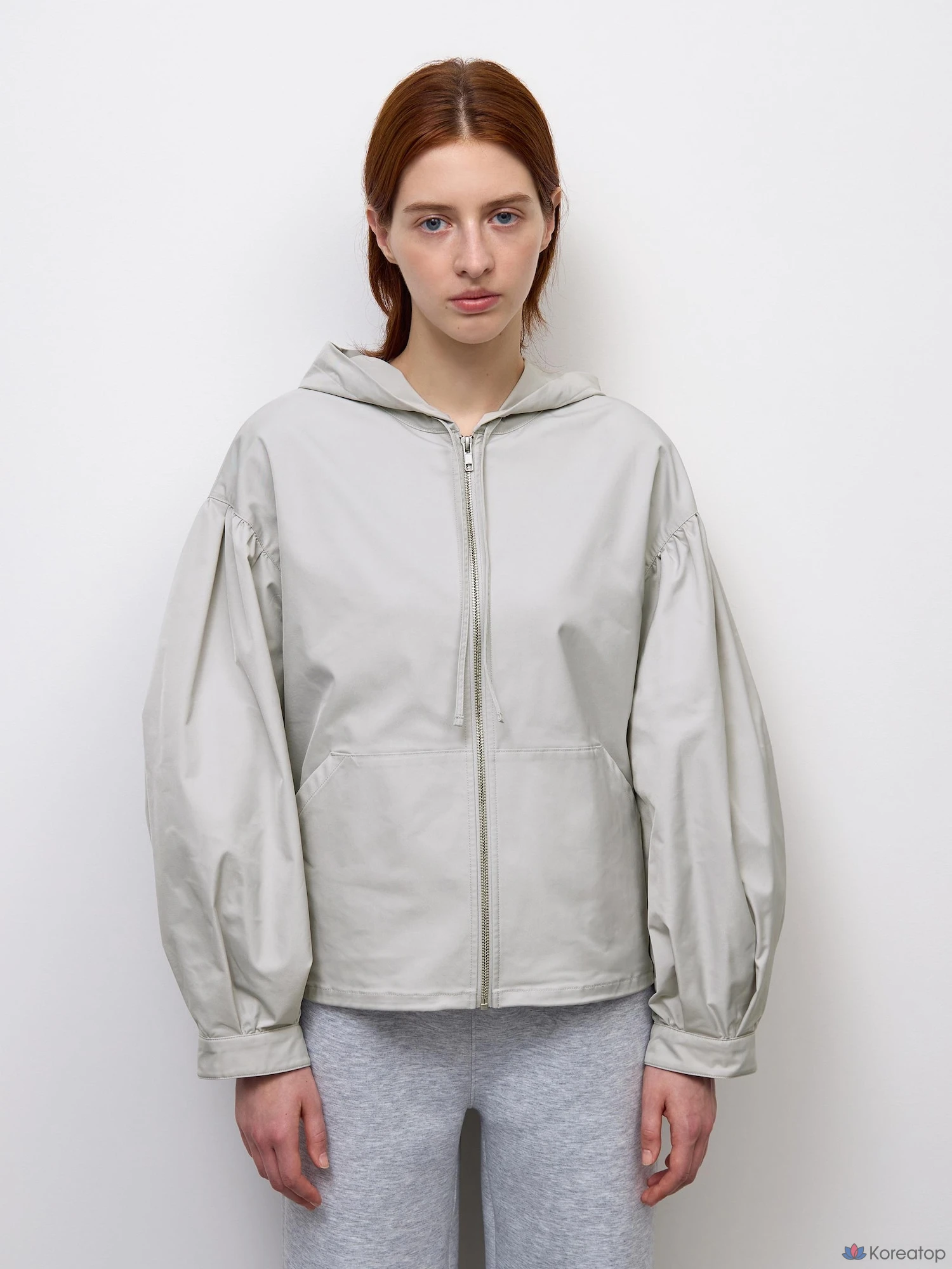 Куртка на молнии Uniqlo Balloon Sleeve Zip-Up Jacket, фото 3