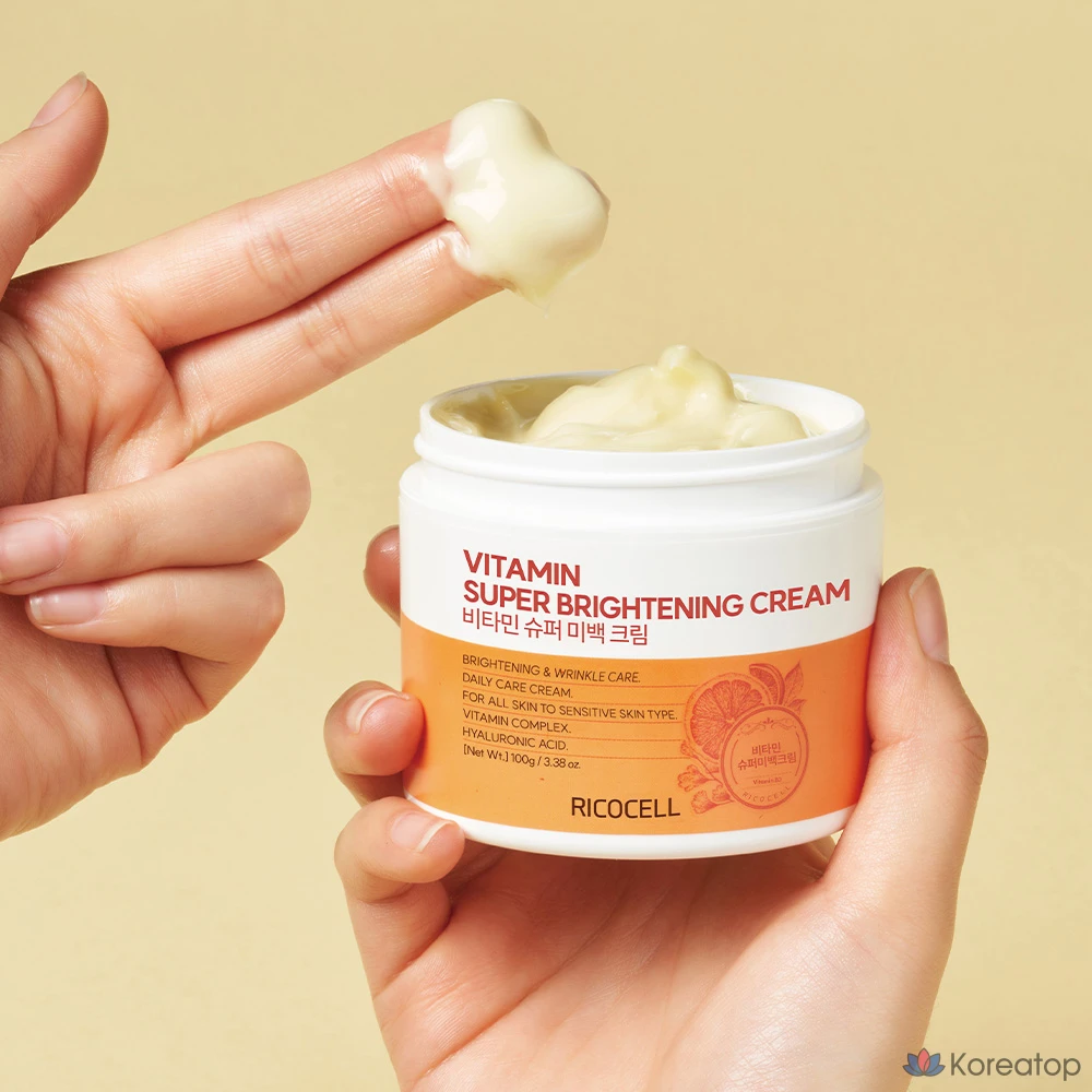 Крем Ricocell Vitamin 10 Super Whitening Moisture Cream, 100 мл, 1 шт.