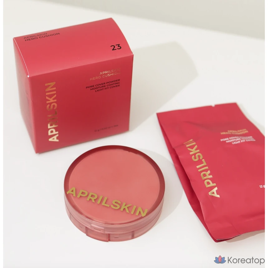 Кушон APRILSKIN Hero Cushion, оттенок 23 Natural Beige, 1 шт.