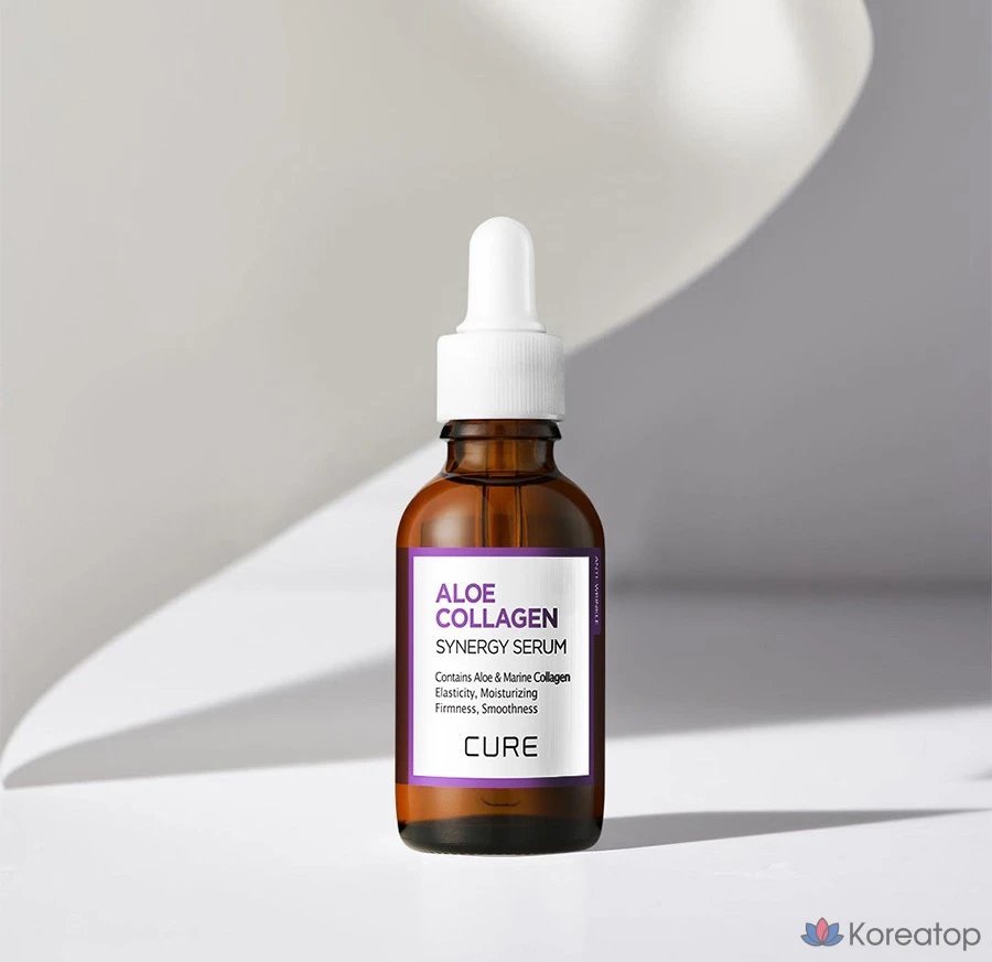 Сыворотка KIM JEONG MOON Aloe Lascence Roe Cure Aloe Collagen Synergy Serum, 30 г, 1 шт.